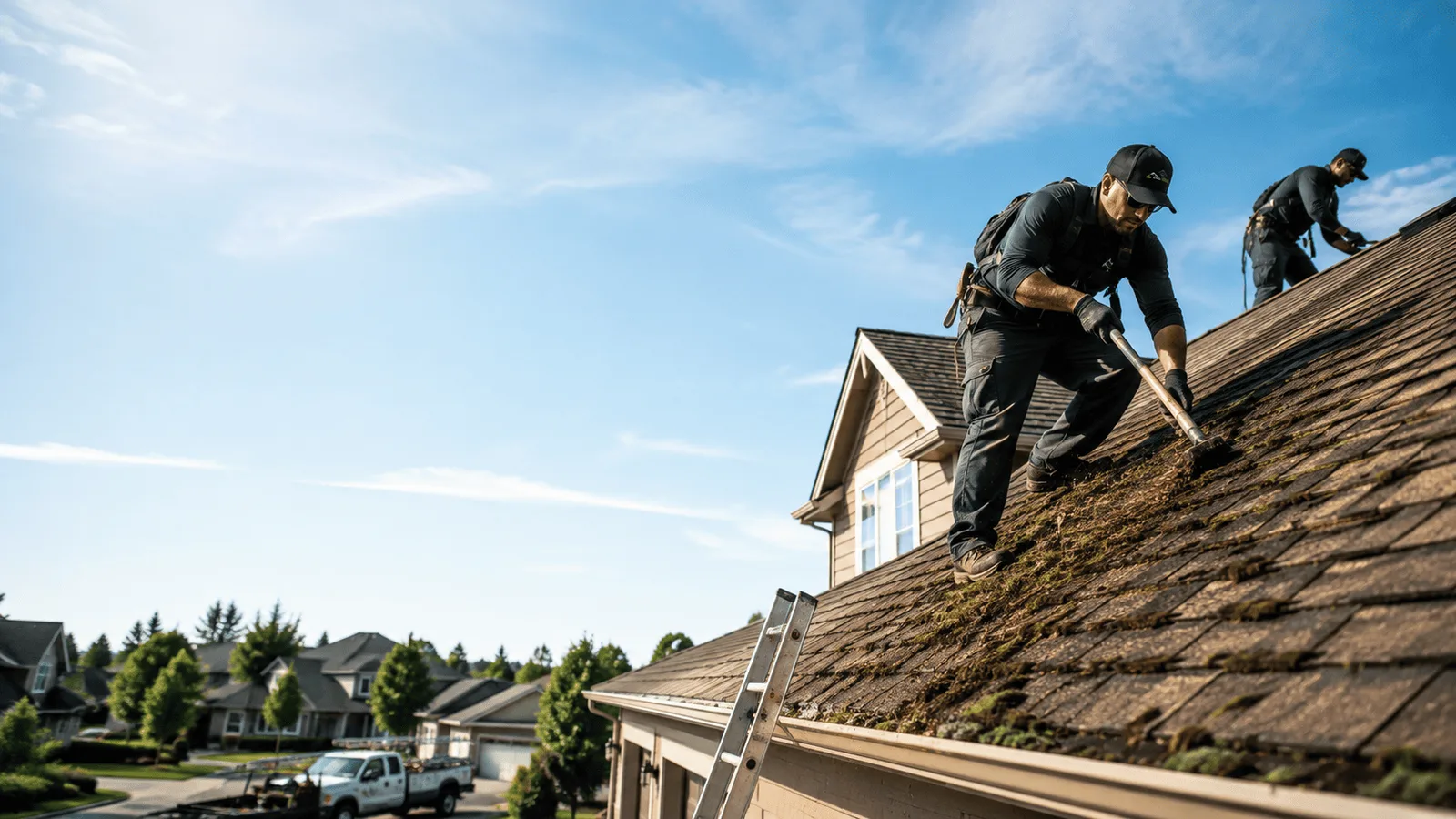 Roof Moss Removal in Villa Grove, IL near me